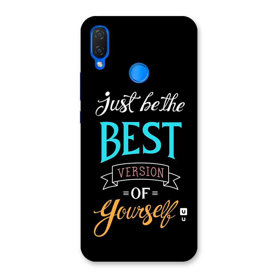 Your Best Version Back Case for Huawei P Smart+