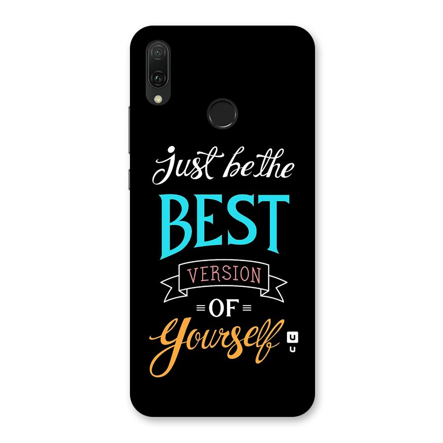 Your Best Version Back Case for Huawei Y9 (2019)
