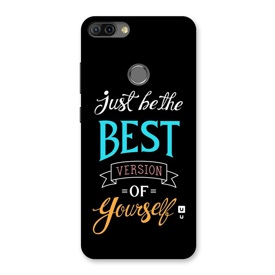 Your Best Version Back Case for Infinix Hot 6 Pro