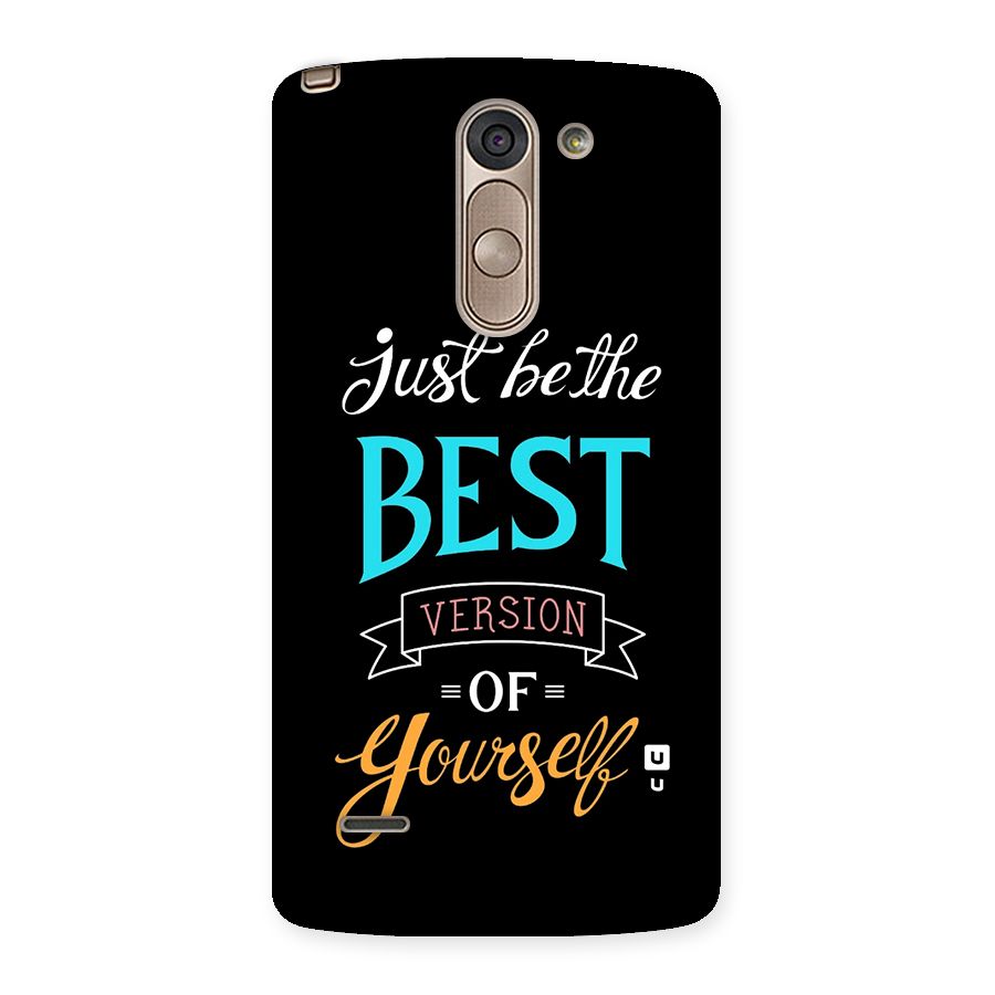 Your Best Version Back Case for LG G3 Stylus