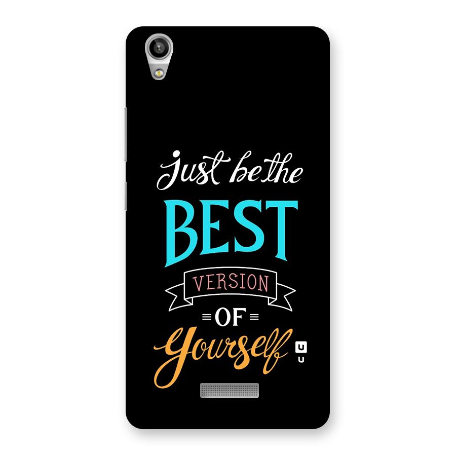 Your Best Version Back Case for Lava Pixel V1