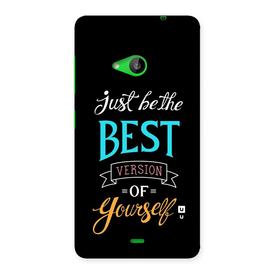 Your Best Version Back Case for Lumia 535
