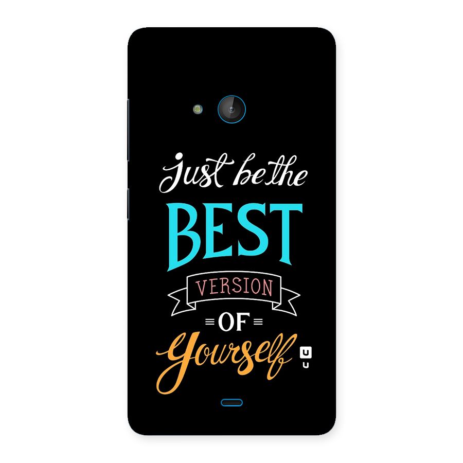 Your Best Version Back Case for Lumia 540