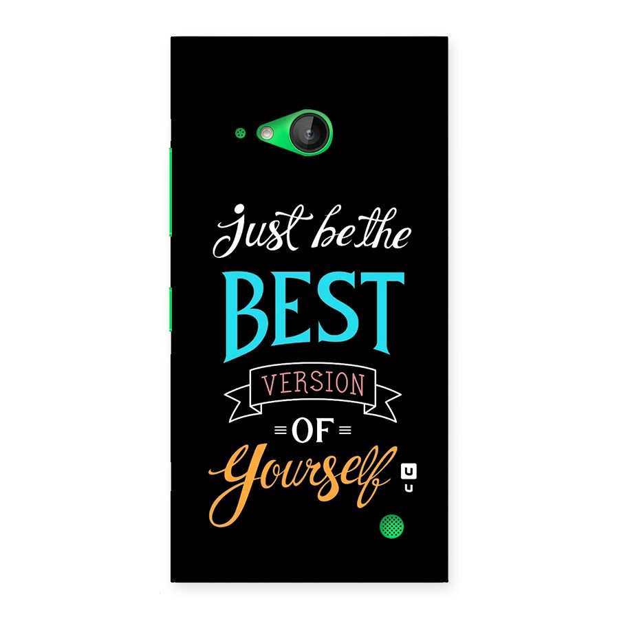 Your Best Version Back Case for Lumia 730