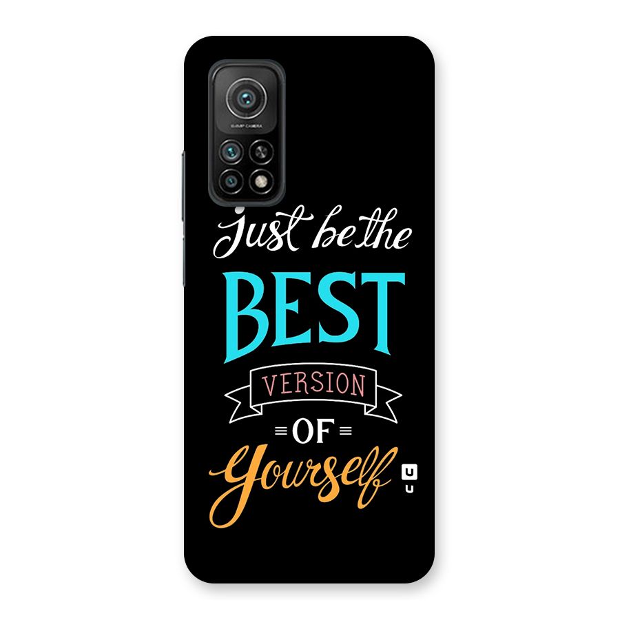 Your Best Version Back Case for Mi 10T 5G
