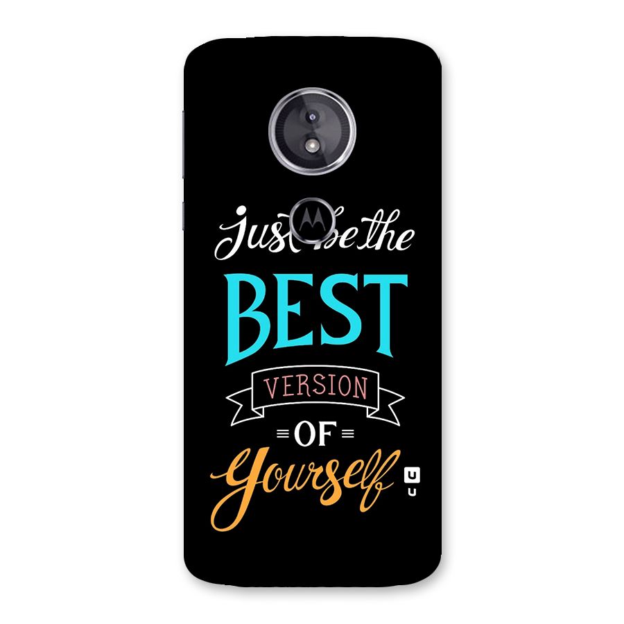 Your Best Version Back Case for Moto E5