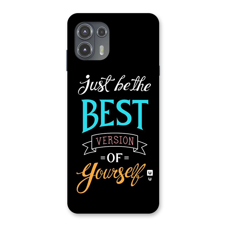 Your Best Version Back Case for Motorola Edge 20 Fusion