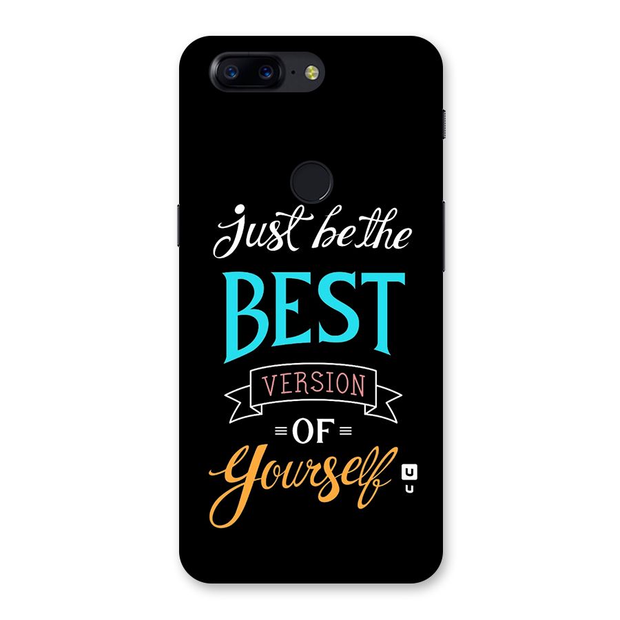 Your Best Version Back Case for OnePlus 5T