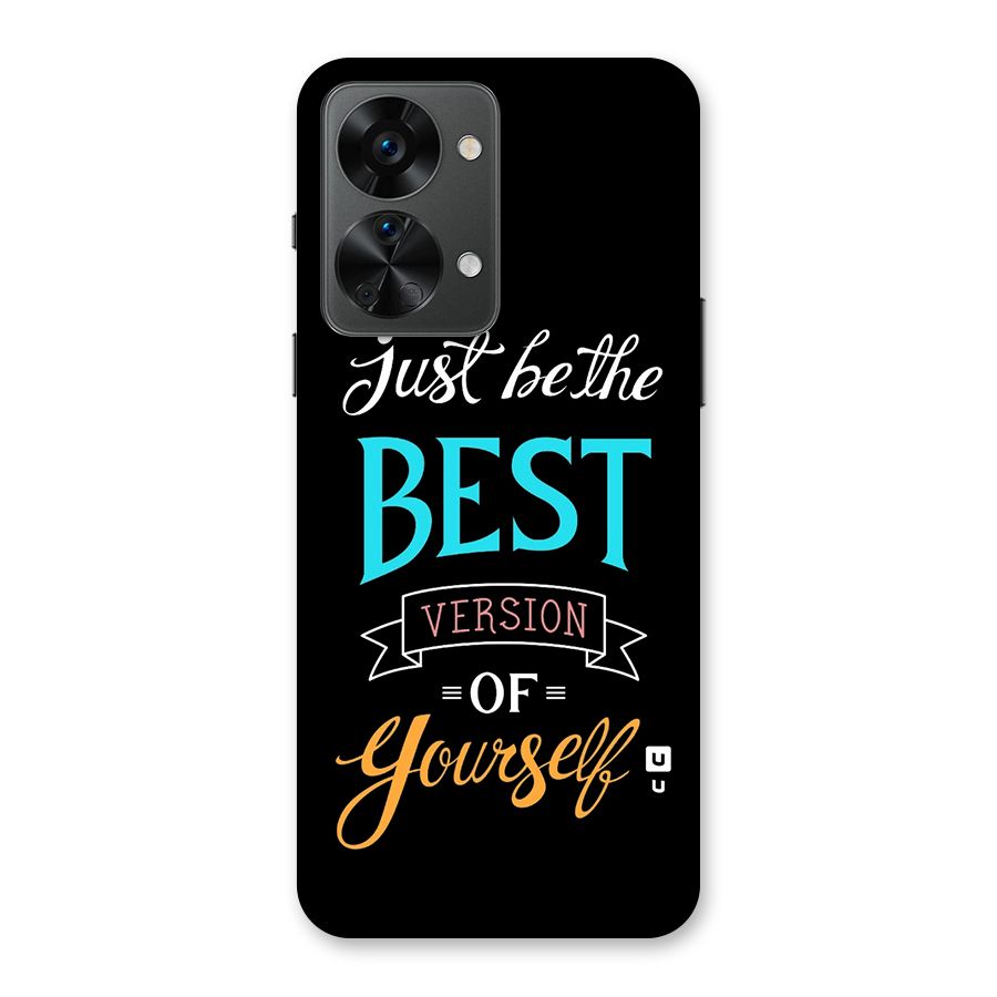 Your Best Version Back Case for OnePlus Nord 2T
