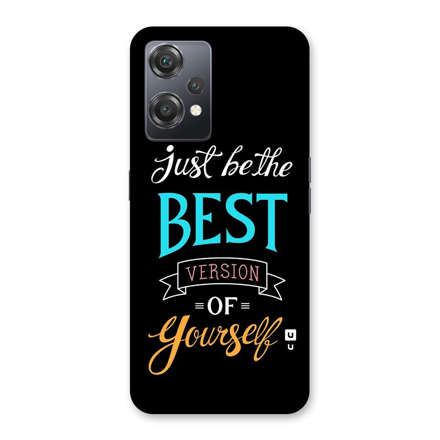 Your Best Version Back Case for OnePlus Nord CE 2 Lite 5G