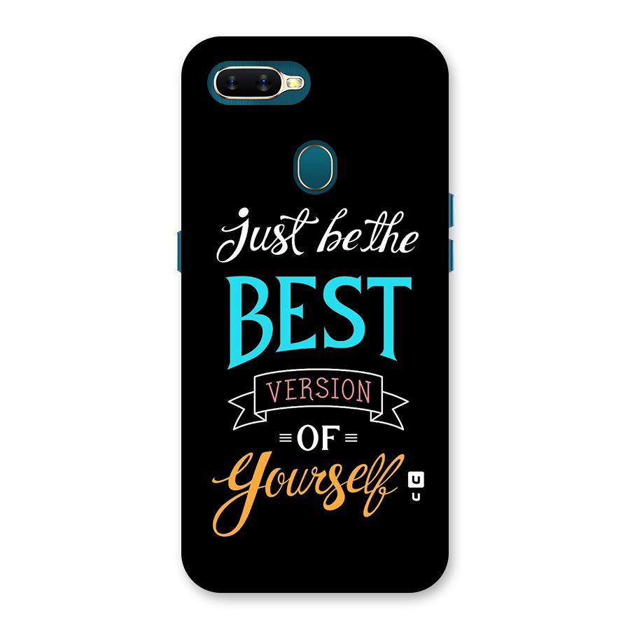 Your Best Version Back Case for Oppo A12