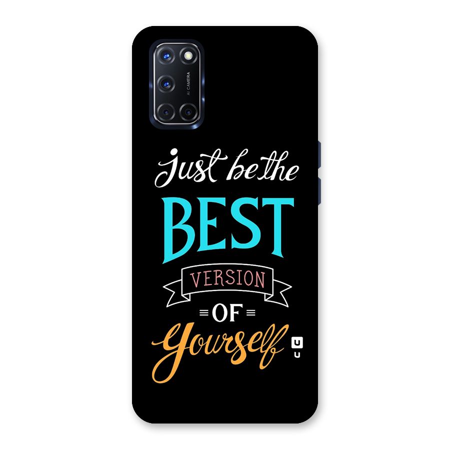Your Best Version Back Case for Oppo A52
