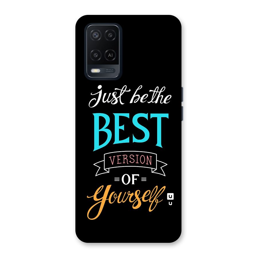 Your Best Version Back Case for Oppo A54
