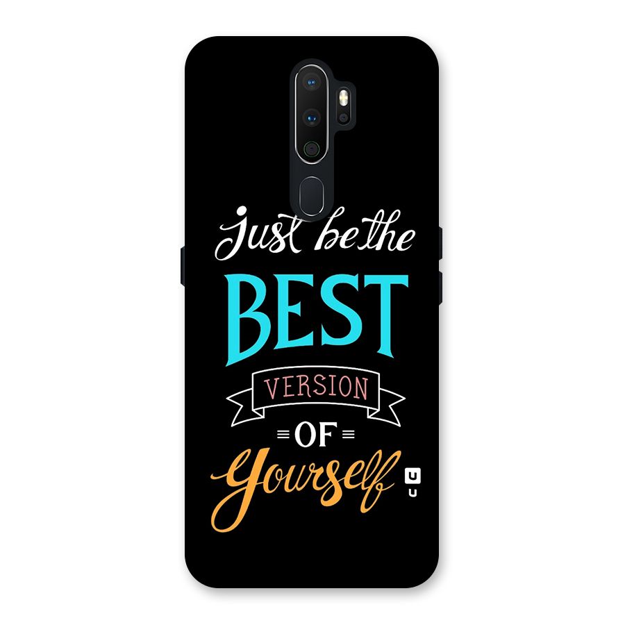 Your Best Version Back Case for Oppo A5 (2020)