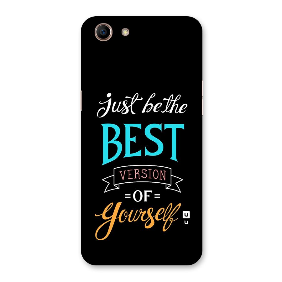 Your Best Version Back Case for Oppo A83 (2018)