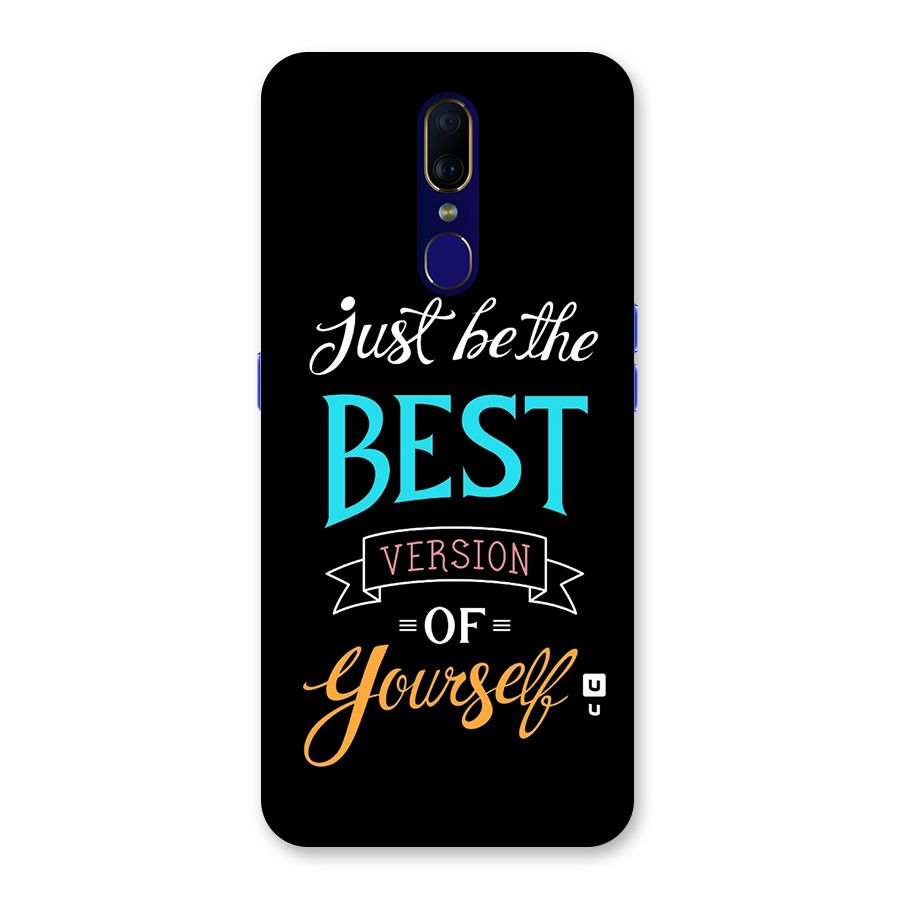 Your Best Version Back Case for Oppo A9
