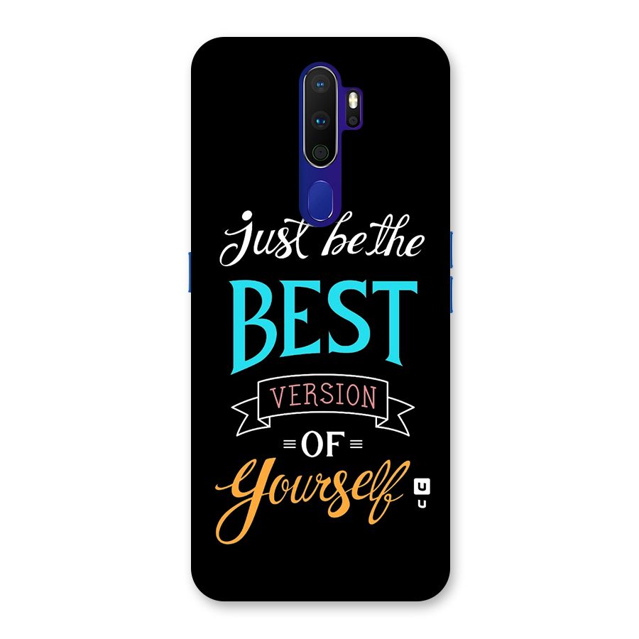 Your Best Version Back Case for Oppo A9 (2020)