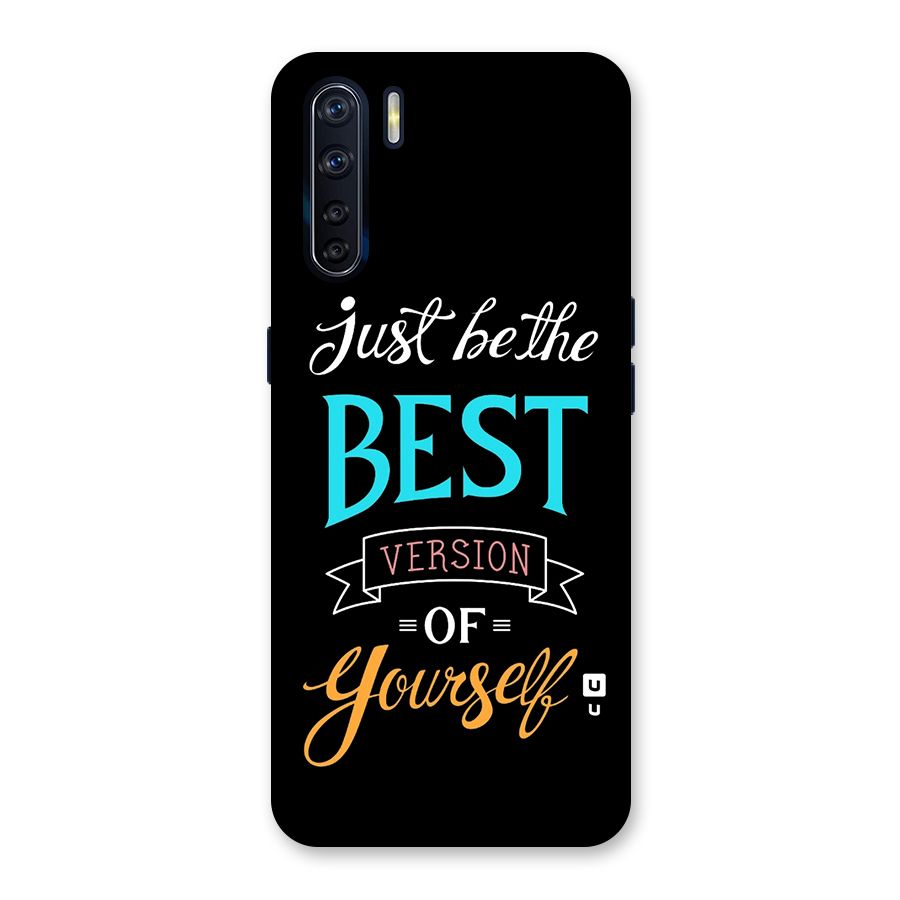 Your Best Version Back Case for Oppo F15