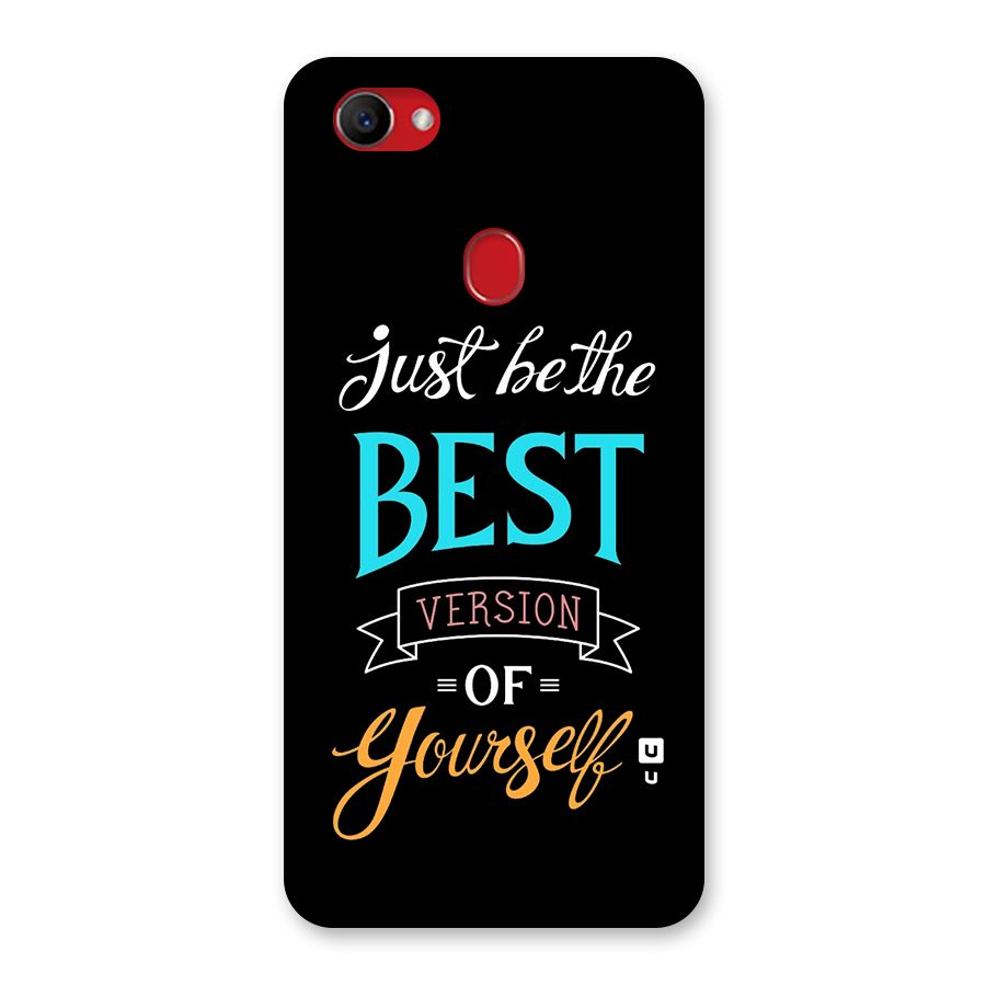 Your Best Version Back Case for Oppo F7