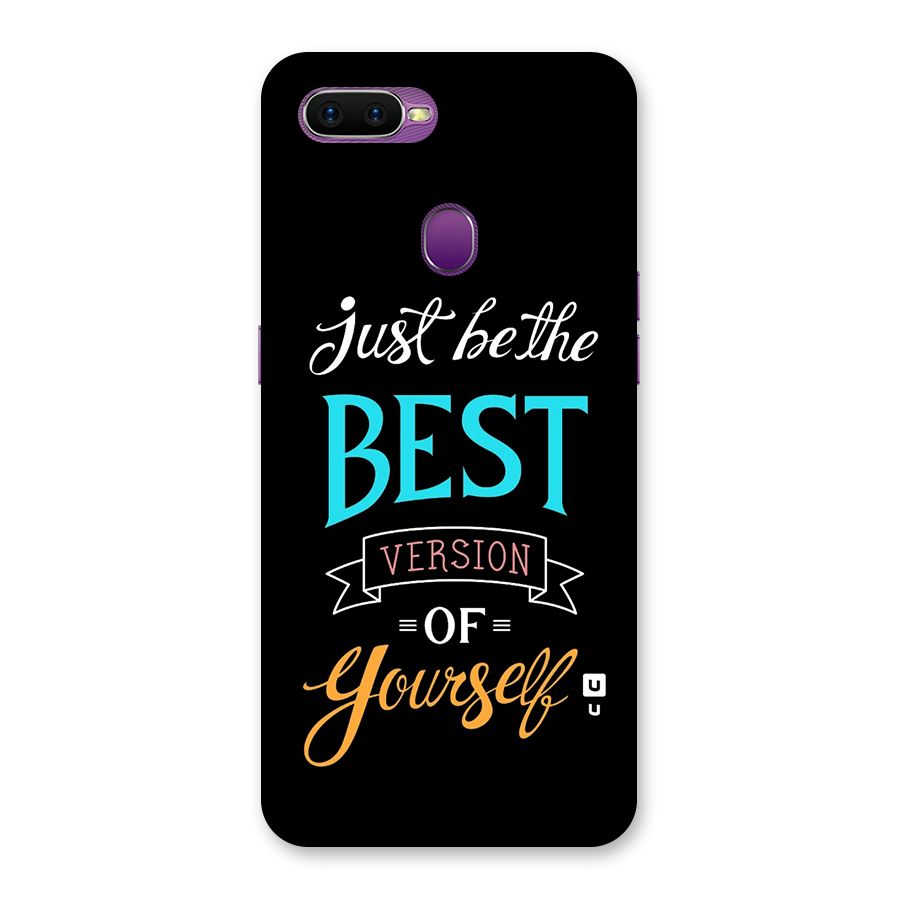 Your Best Version Back Case for Oppo F9