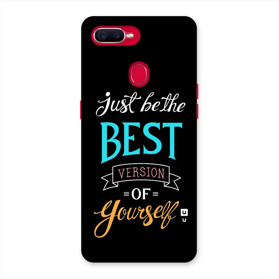 Your Best Version Back Case for Oppo F9 Pro