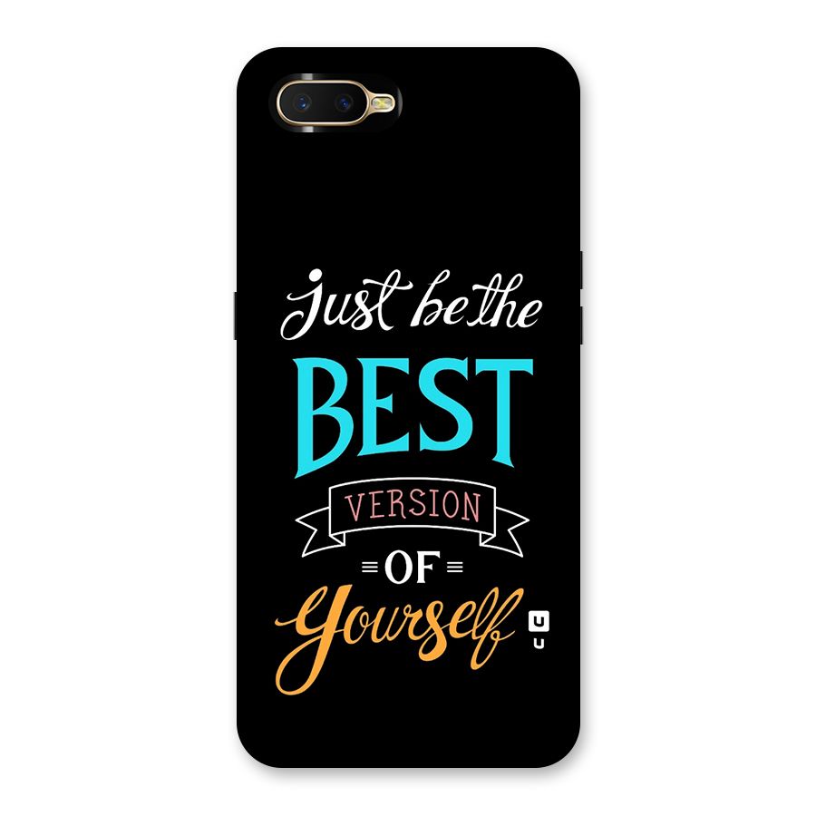 Your Best Version Back Case for Oppo K1