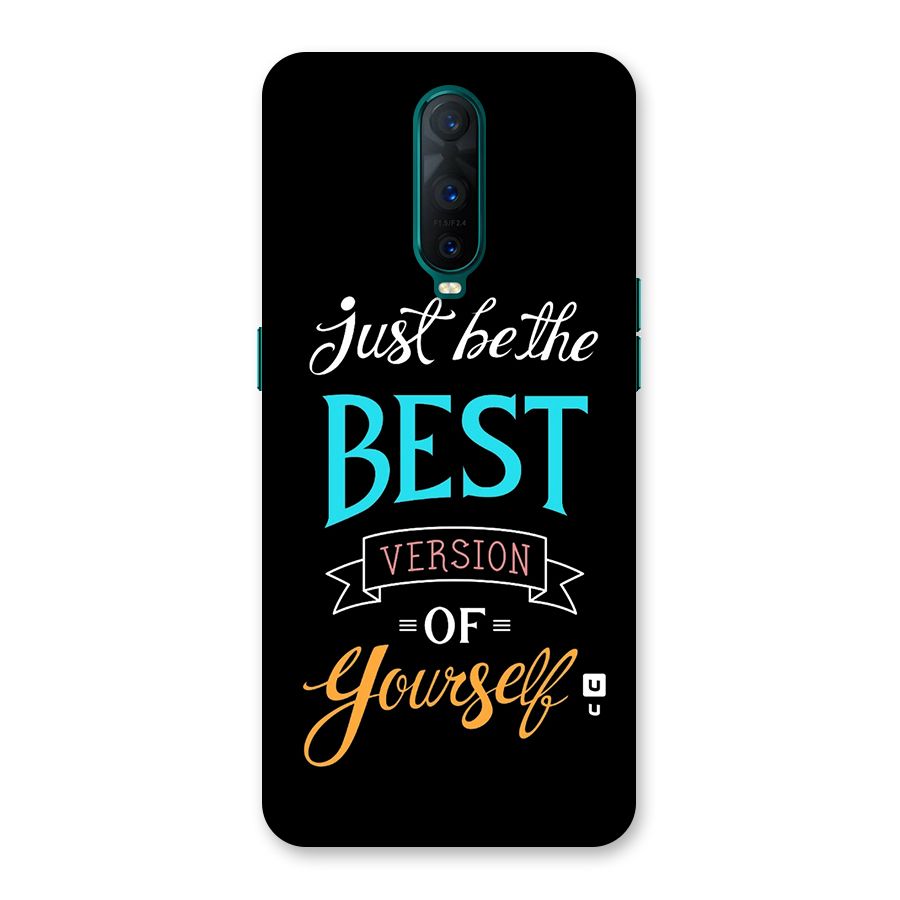 Your Best Version Back Case for Oppo R17 Pro