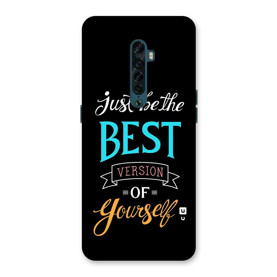 Your Best Version Back Case for Oppo Reno2