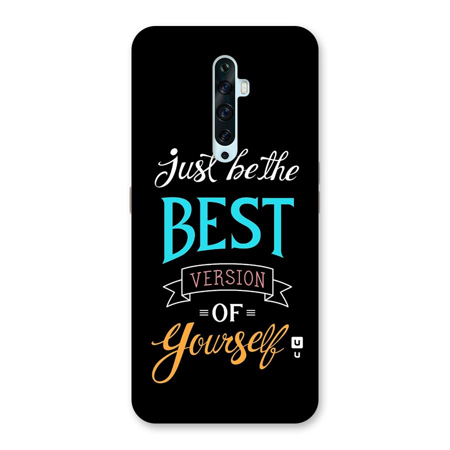 Your Best Version Back Case for Oppo Reno2 Z