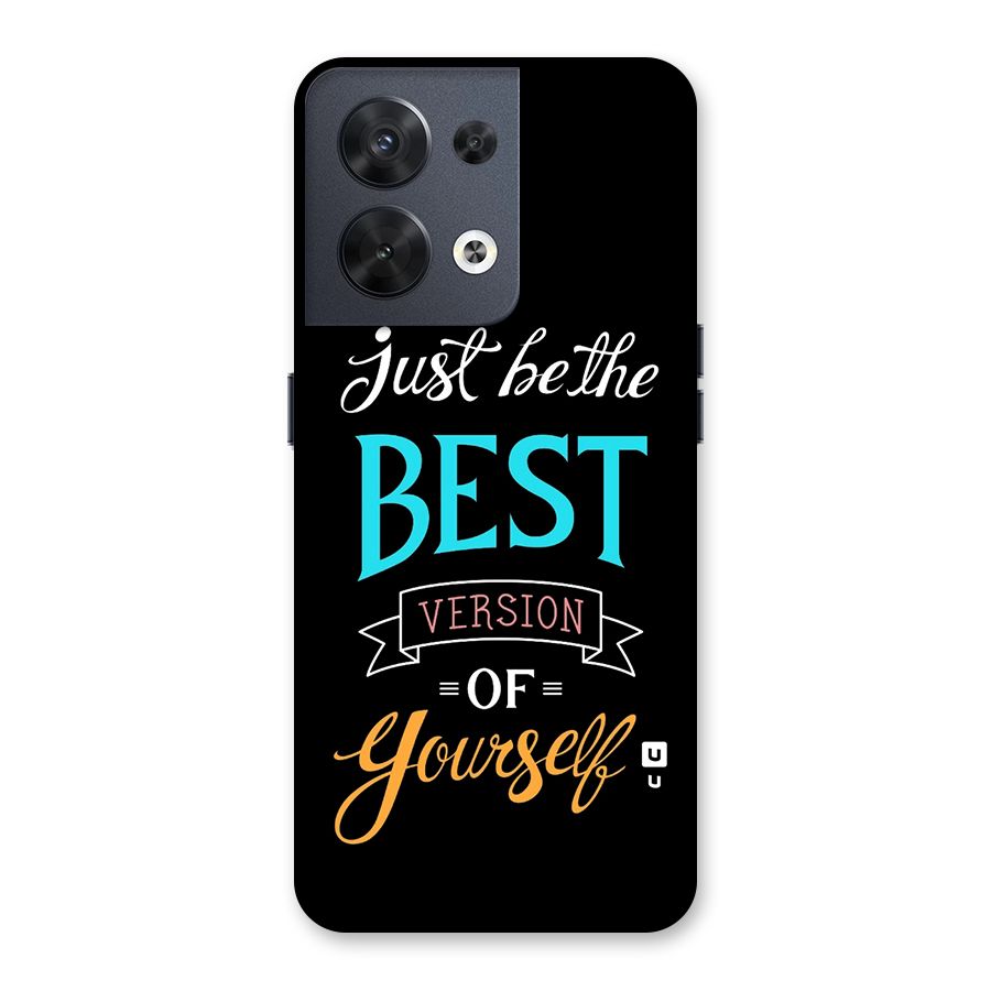 Your Best Version Back Case for Oppo Reno8 5G