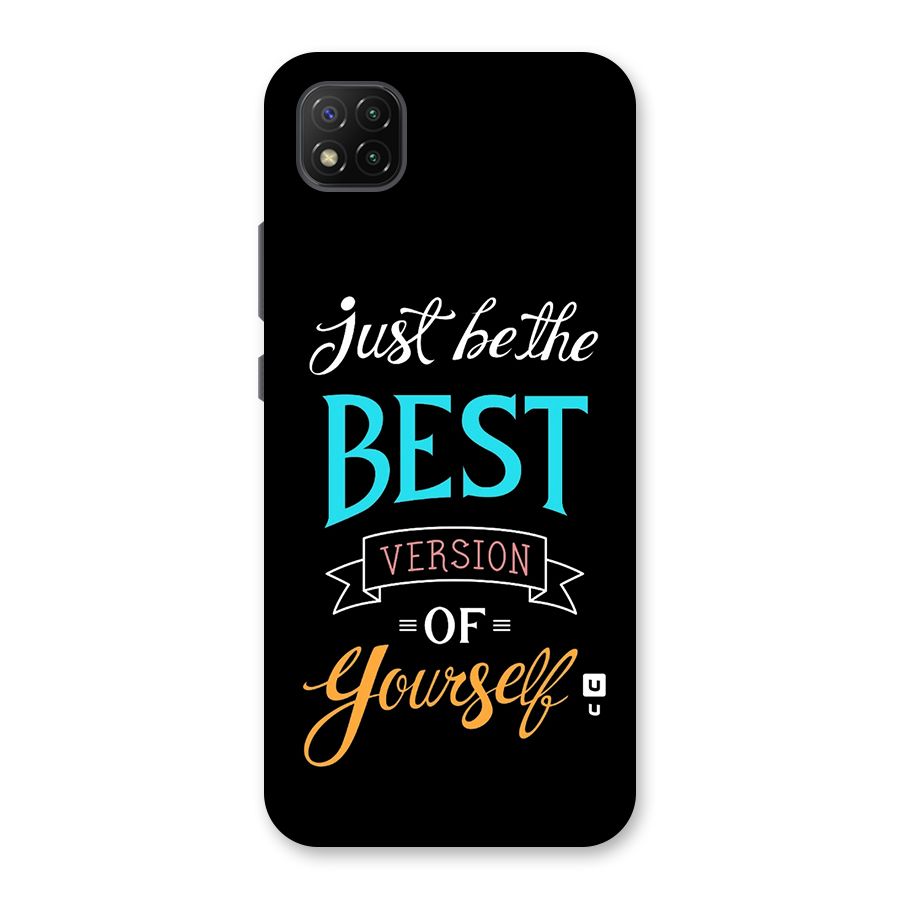Your Best Version Back Case for Poco C3