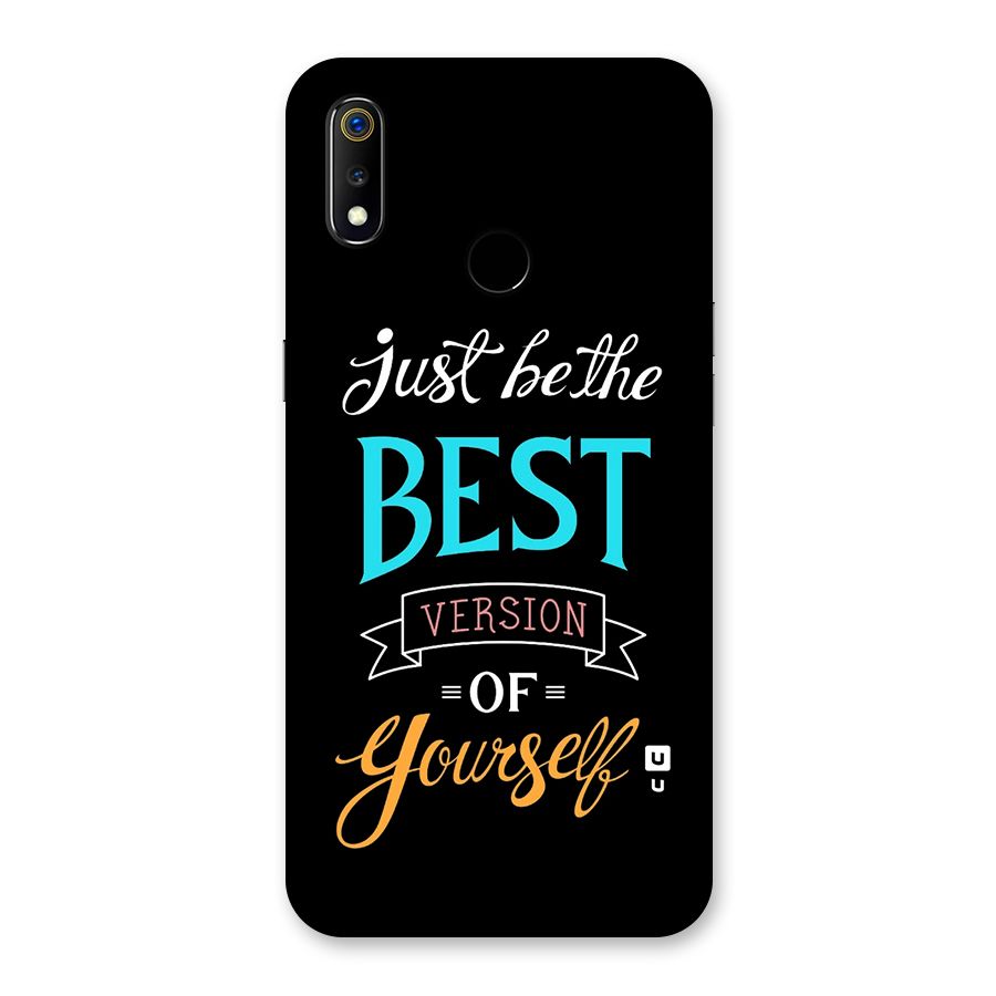 Your Best Version Back Case for Realme 3