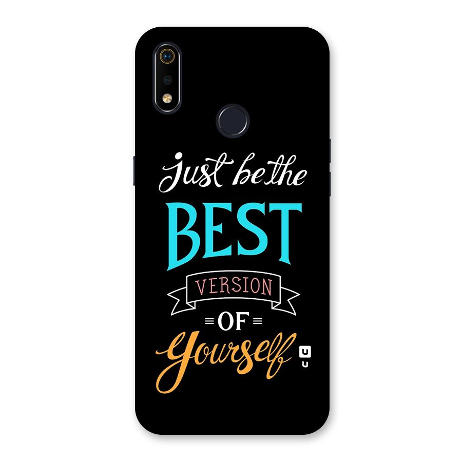 Your Best Version Back Case for Realme 3i