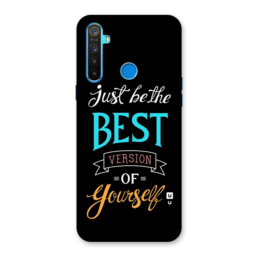 Your Best Version Back Case for Realme 5s
