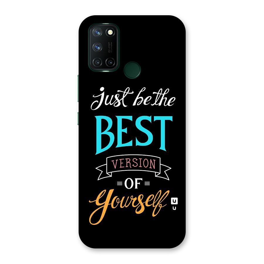 Your Best Version Back Case for Realme 7i