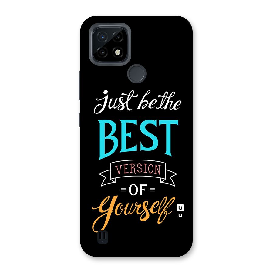 Your Best Version Back Case for Realme C21