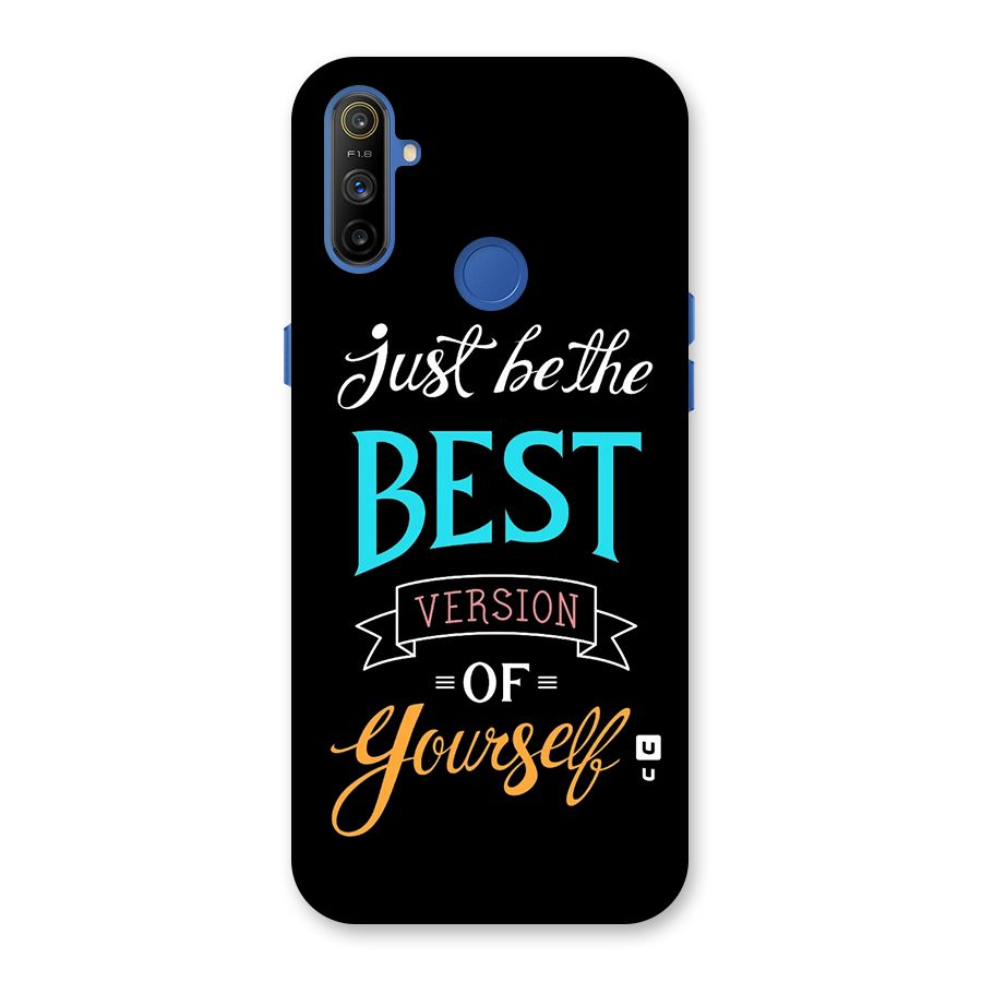 Your Best Version Back Case for Realme Narzo 10A