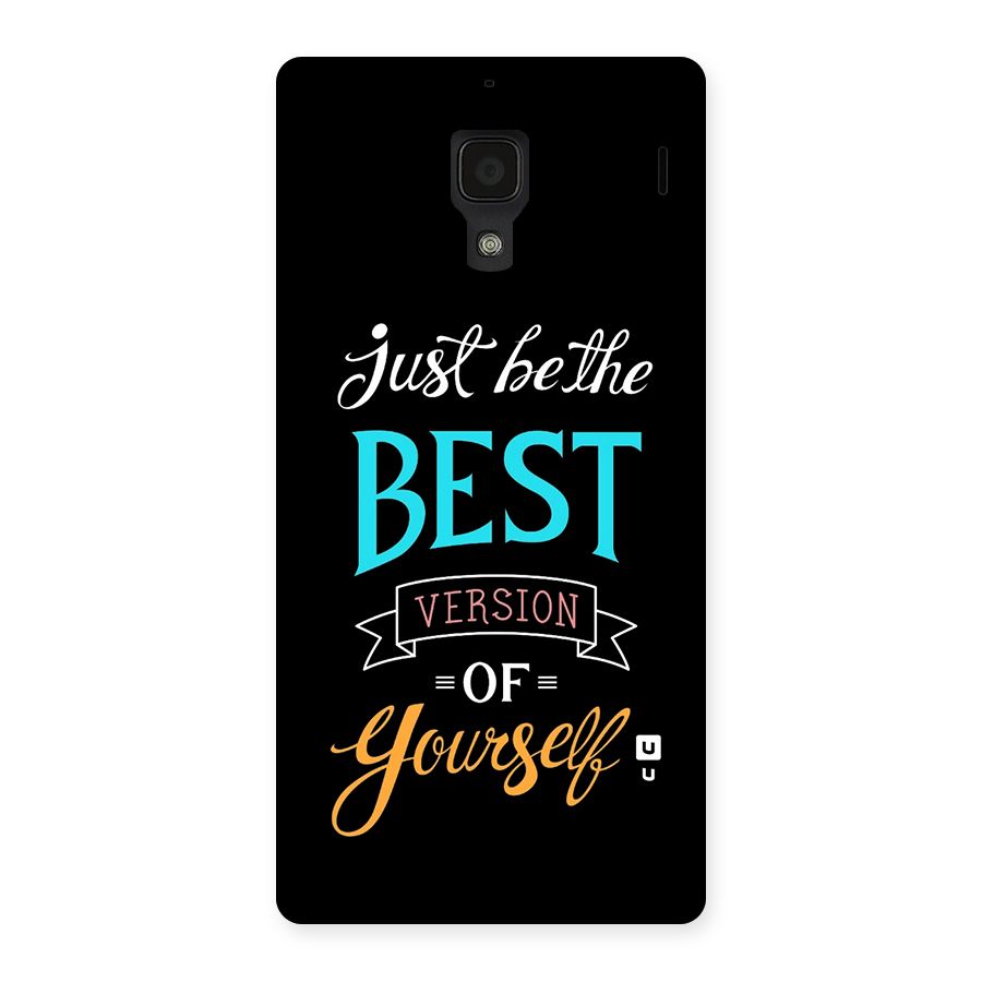 Your Best Version Back Case for Redmi 1s