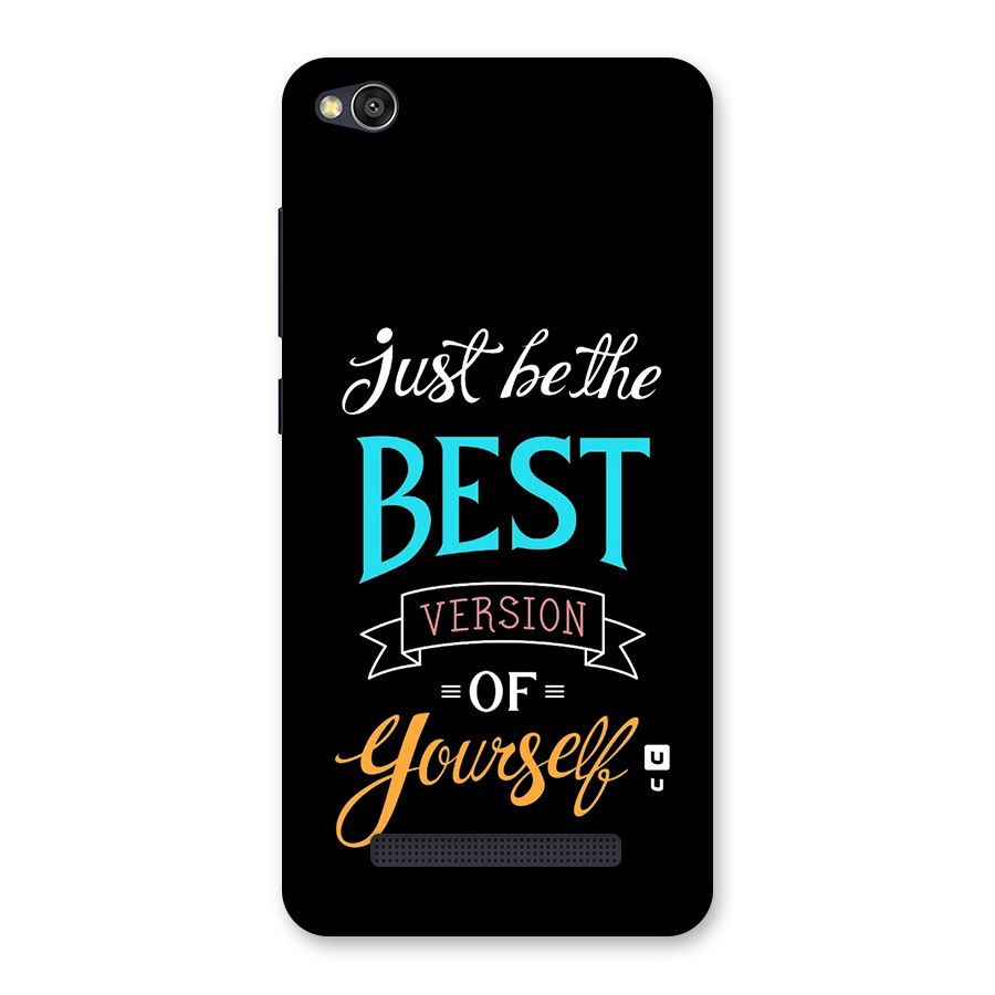Your Best Version Back Case for Redmi 4A