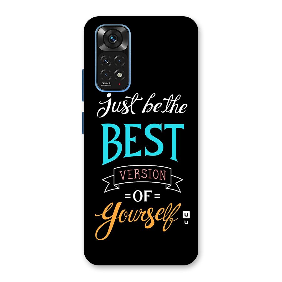 Your Best Version Back Case for Redmi Note 11S
