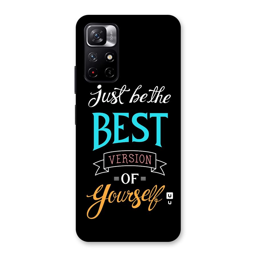 Your Best Version Back Case for Redmi Note 11T 5G