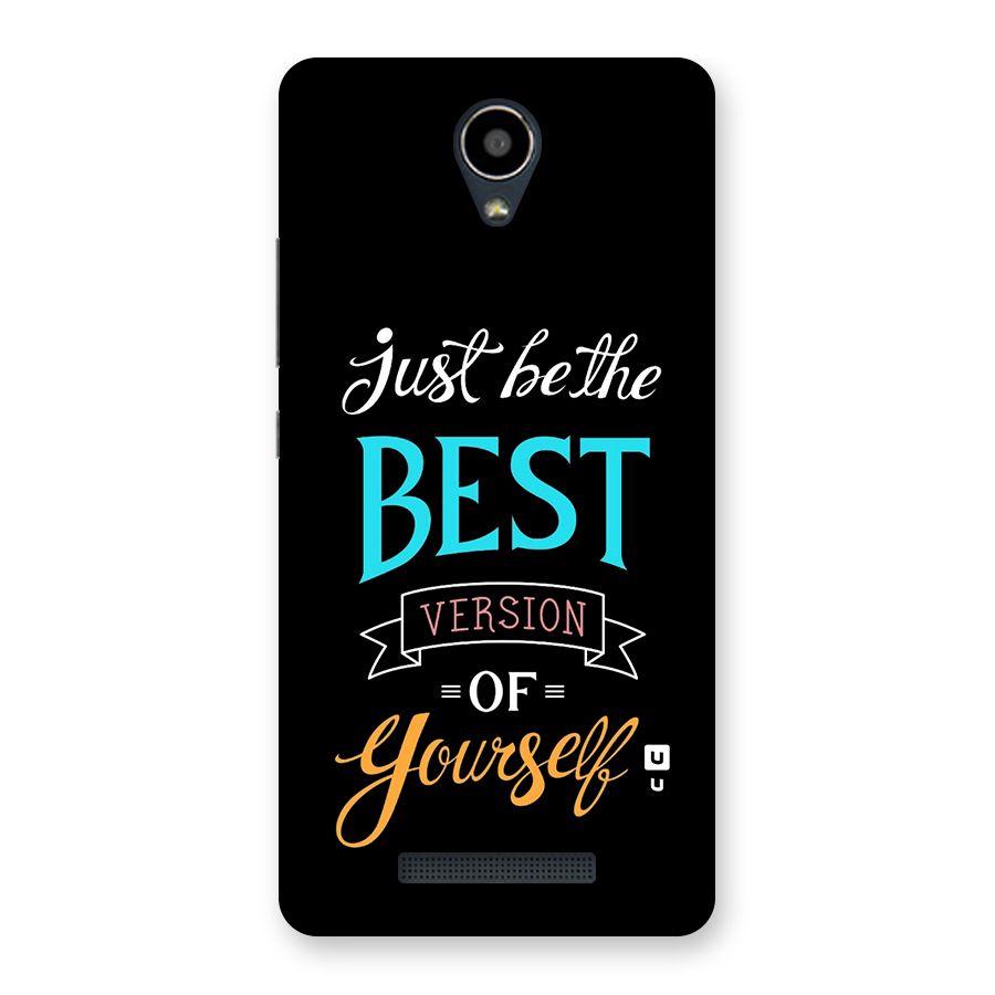 Your Best Version Back Case for Redmi Note 2