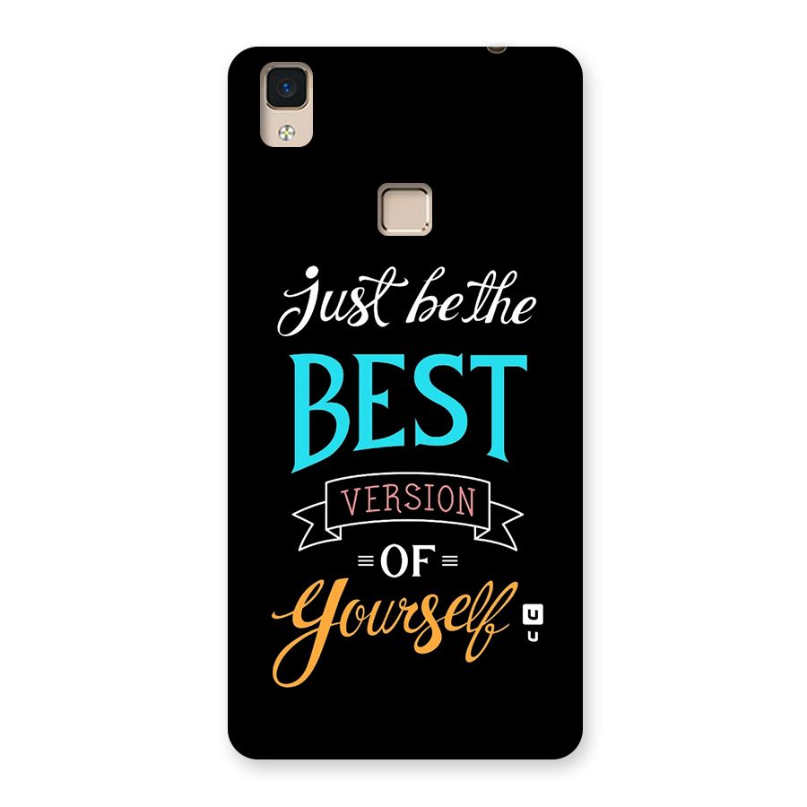 Your Best Version Back Case for V3 Max