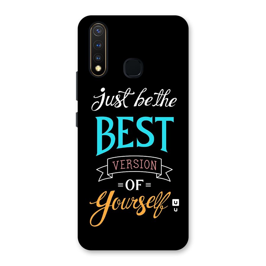 Your Best Version Back Case for Vivo U20