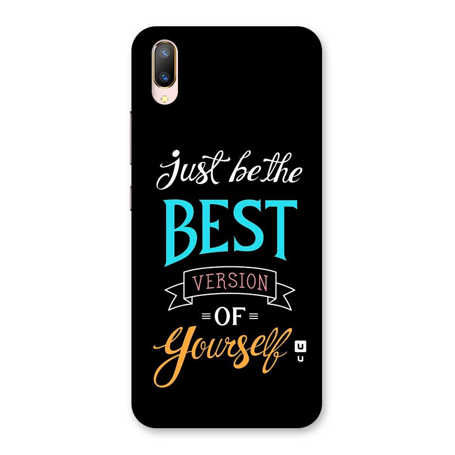 Your Best Version Back Case for Vivo V11 Pro