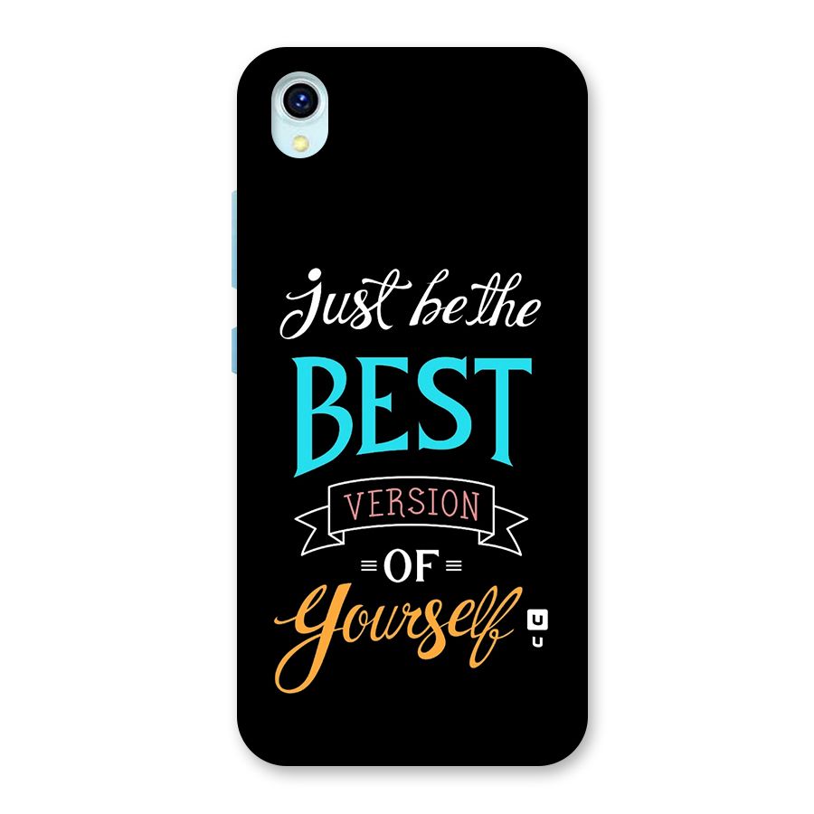 Your Best Version Back Case for Vivo Y1s