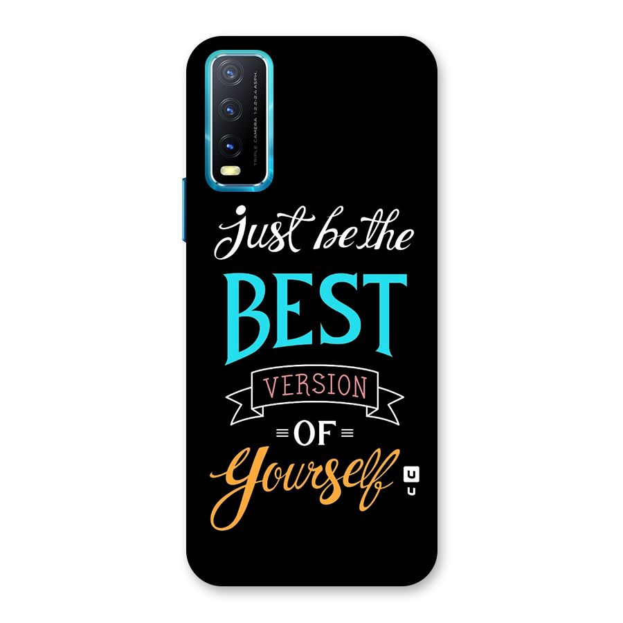 Your Best Version Back Case for Vivo Y20A