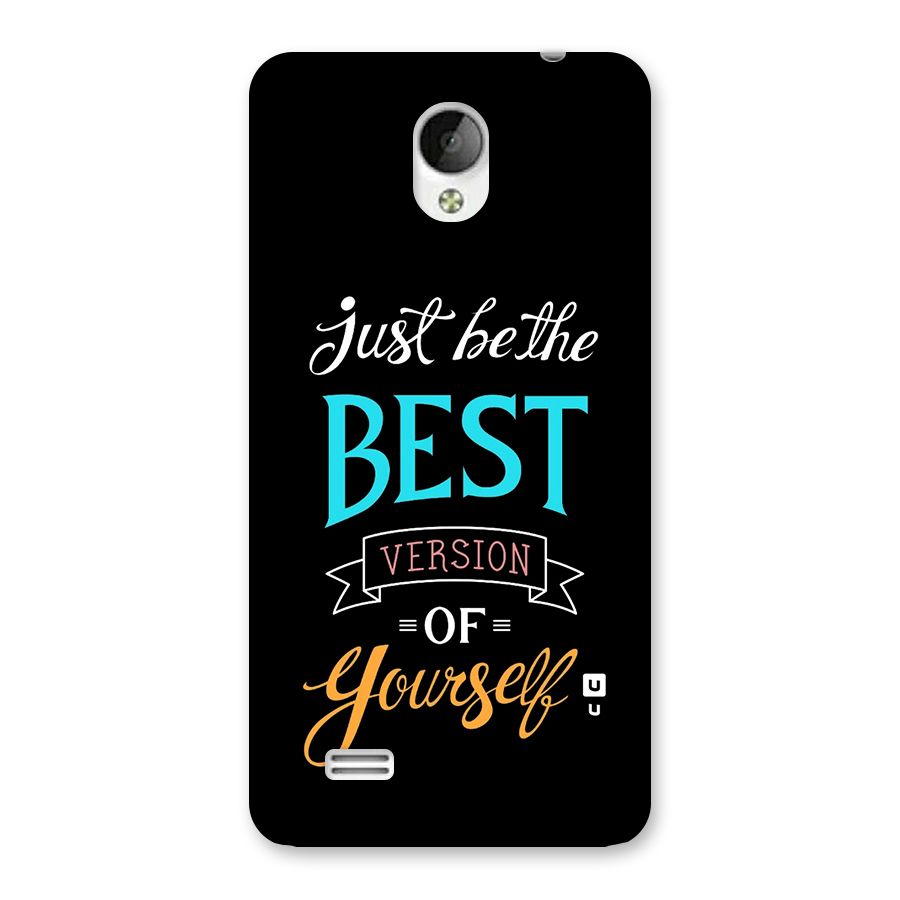 Your Best Version Back Case for Vivo Y21