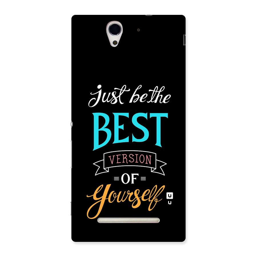 Your Best Version Back Case for Xperia C3