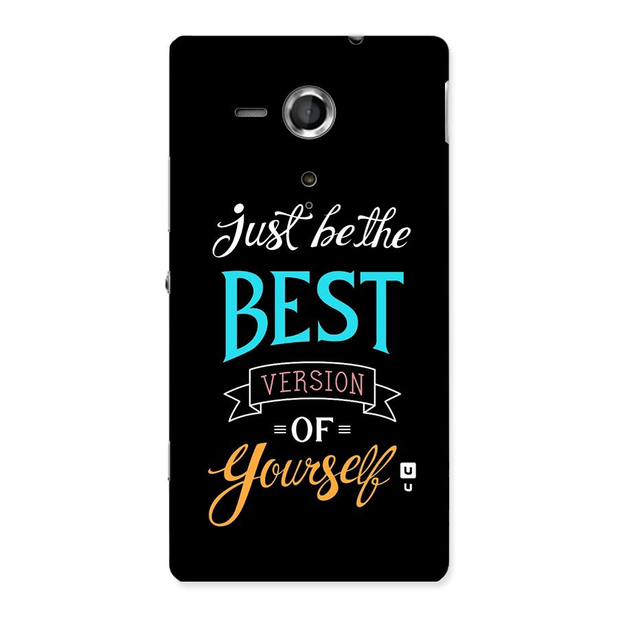 Your Best Version Back Case for Xperia Sp